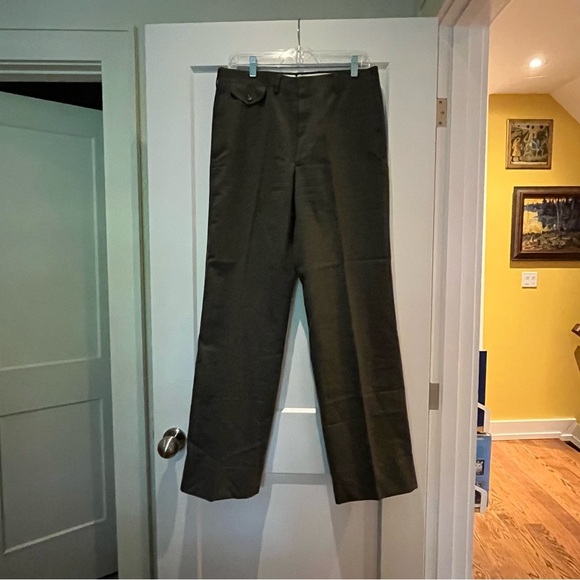 Vintage "Polo University Club" Ralph Lauren Classic Wool Union Made USA Trousers - Picture 3 of 11